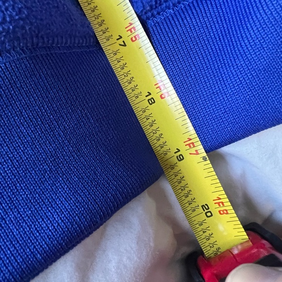 Gap Kids XS (4–5) Fleece Hoodie Royal Blue w/ Orange Hood - Picture 9 of 10